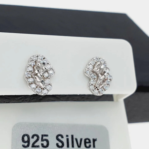 - 925 sterling silver luxury CZ earrings for women/girls, Best for  RJUS21… - Picture 8 of 11